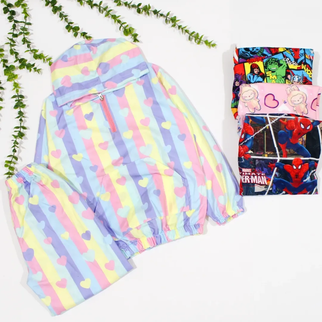 ست هودی و شلوار مخمل بچگانه وارداتی طرح سه بعدی