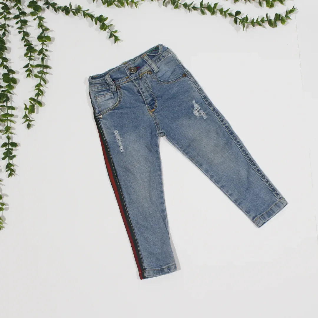 شلوار لی بچگانه تک رنگ